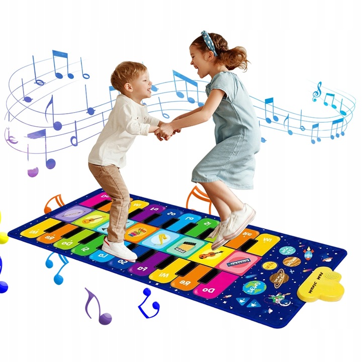 MATA DO PIANINA MUZYCZNA INTERAKTYWNA GRA DO TAŃCA DLA DZIECI PREZENTY DUŻA