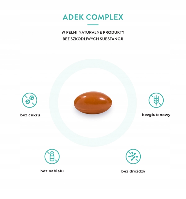 VISANTO ADEK COMPLEX witamina A D E K2 MK-7 WITAMINY 60k