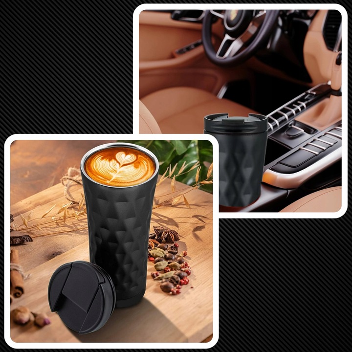 Kubek Termiczny na kawę herbatę duży 500ML butelka termos napój