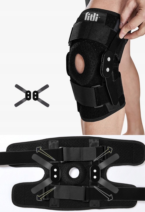 ORTEZA KOLANA Stabilizator z Usztywnieniem OPASKA STAWU KOLANOWEGO RZEPKI