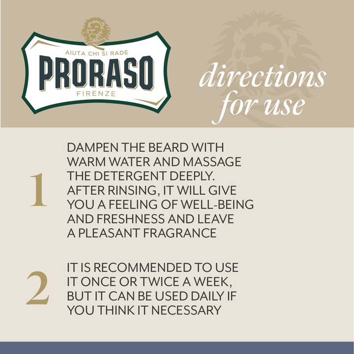 Proraso Cypress & Vetyver Szampon do brody 200 ml