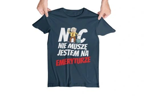Prezent dla EMERYTA Emerytura KOSZULKA Pomysł