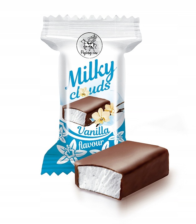 Mleczna chmurka pianki waniliowe w polewie 1kg Milky Clouds ABK