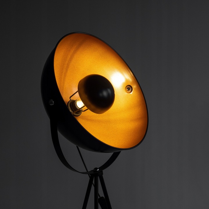 Lampa PODŁOGOWA stojąca TRÓJNÓG abażur 155cm E27