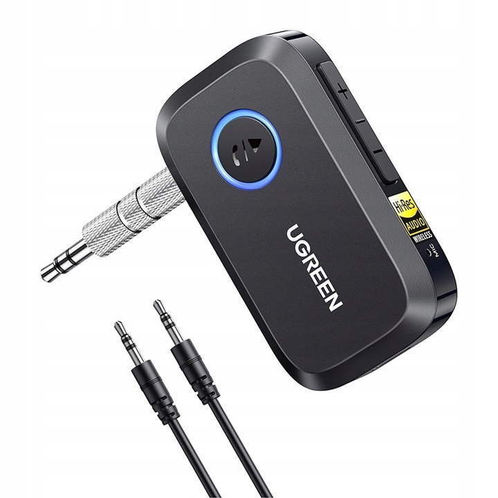 Ugreen 55546 Adapter Odbiornik Bluetooth 6.0 LDAC Hi-Res Audio AUX