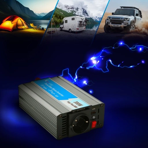 Przetwornica 12v 230v 600W CZYSTY SINUS DC/AC