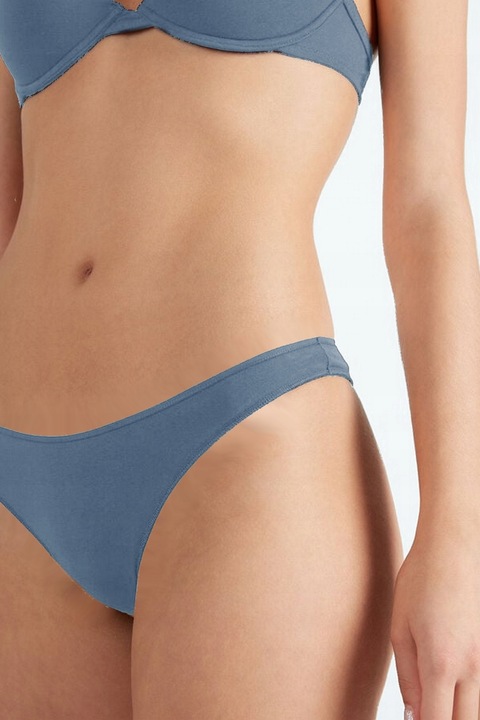 5x GŁADKIE STRINGI BEZSZWOWE BAWEŁNIANE MAJTKI M/L