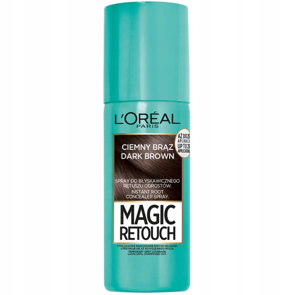 Loreal Magic Retouch Spray Do Włosów Na Odrosty Ciemny Brąz