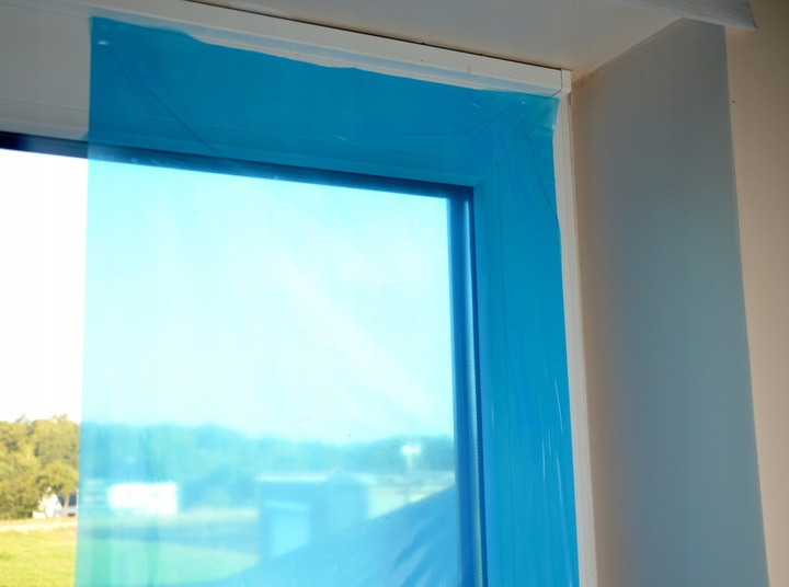 FOLIA OCHRONNA samoprzylepna NIEBIESKA 75mb JAKOŚĆ