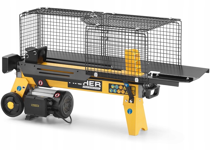 Łuparka hydrauliczna do drewna pozioma 10 ton HIGHER rębak na drewno