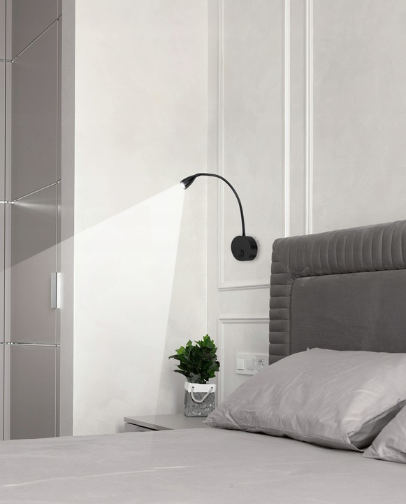 Kinkiet Ścienny Lampka LED z włącznikiem NOCNA NAD ŁÓŻKO SYPIALNIANA