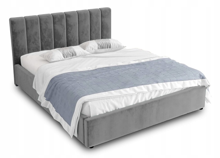 Łóżko tapicerowane 120x200 cm z pojemnikiem VINCI różne kolory wzory mix