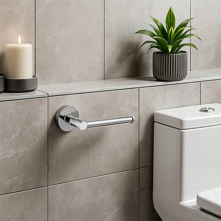 UCHWYT WIESZAK NA PAPIER TOALETOWY ADAM-CH CHROM