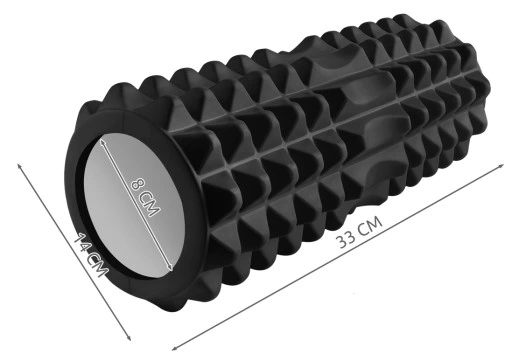 3w1 Wałek do masażu rolka Roler duoball piłeczka