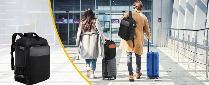 Plecak RYANAIR podróżny 40x25x20 do samolotu lekki bagaż podręczny Solidny