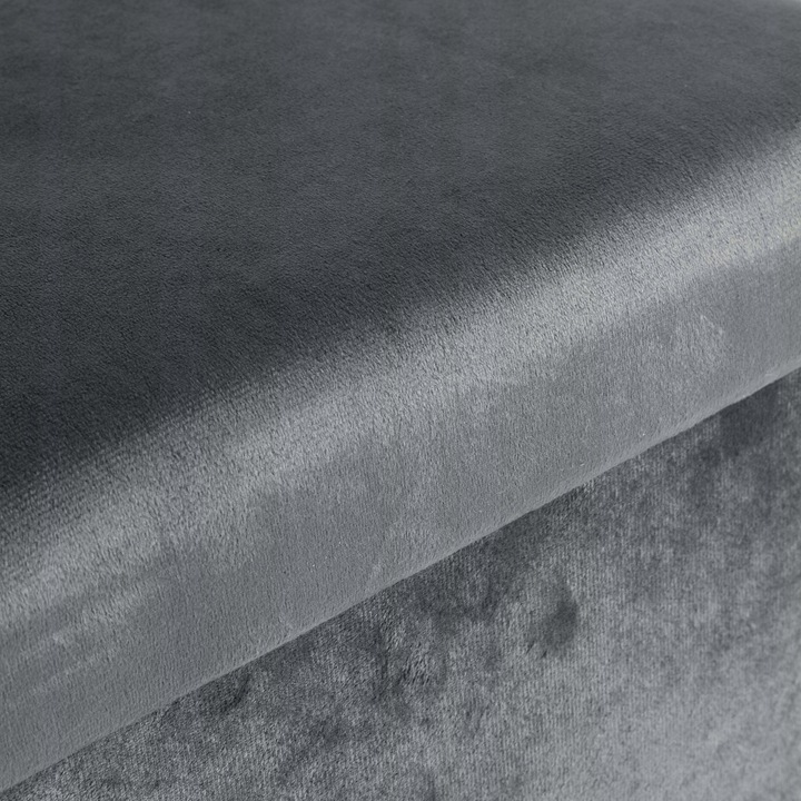 PUFA WELUROWA OTWIERANA SKŁADANA SKRZYNIA POJEMNIK ZE SCHOWKIEM LOFT