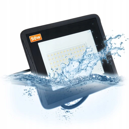 Naświetlacz Halogen LED 3x 50W + statyw budowlany