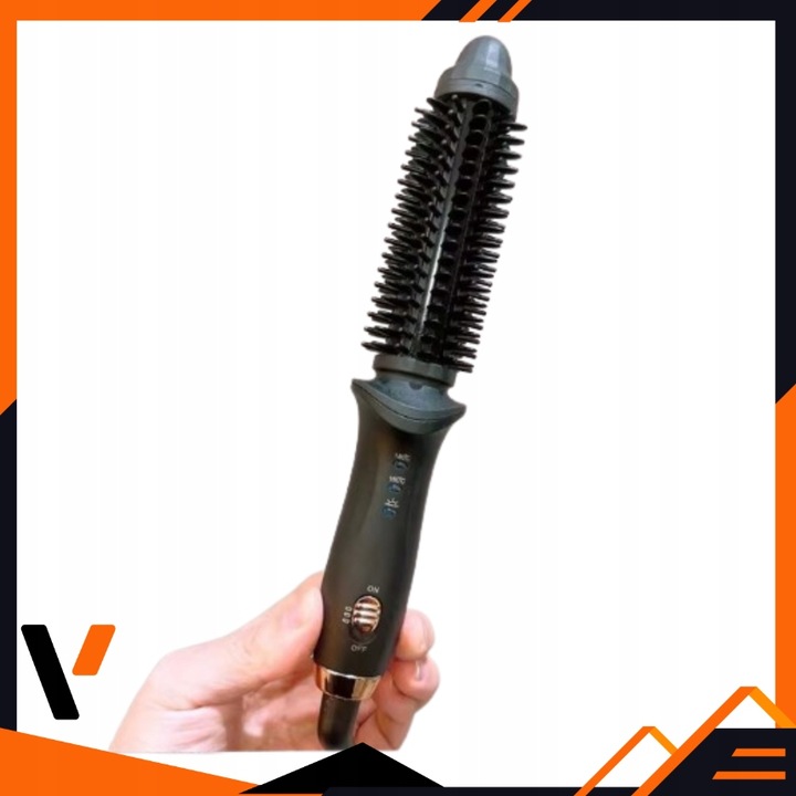 LOKÓWKA CERAMICZNA DO STYLIZACJI WŁOSÓW SZCZOTKA DO WŁOSÓW LOKI 2w1