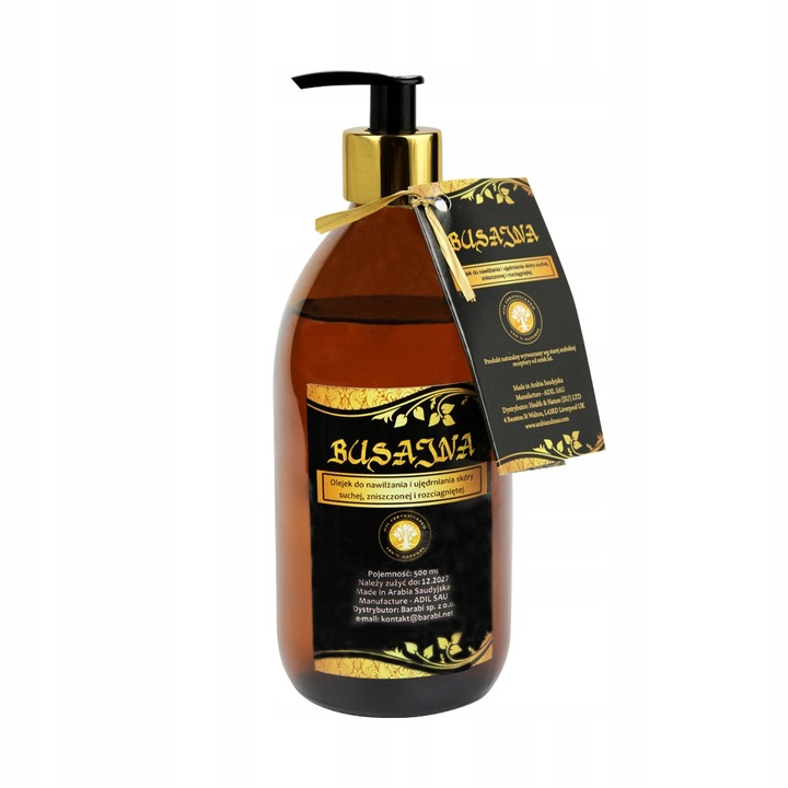 OLEJEK BUSAJNA 500 ML UJĘDRNIAJĄCY NAWILŻAJĄCY SKÓRA SUCHA