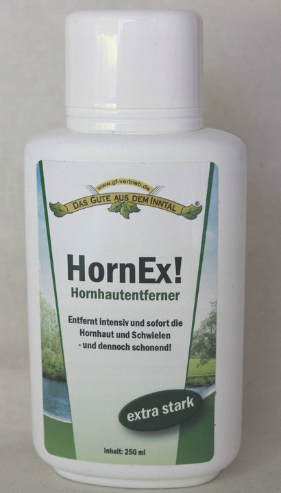 HornEx 250ml Usuwa zrogowaciały naskórek Extra Mocny DE