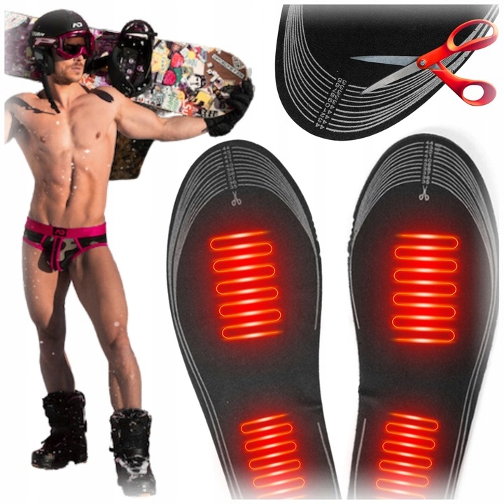 TRIZAND- Wkładki do Butów Podgrzewane 41-46 - USB