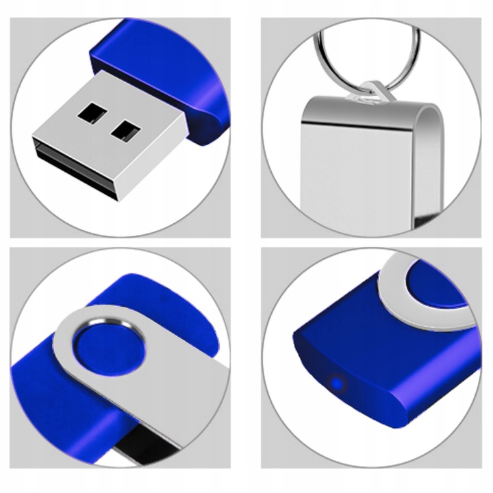 4x PENDRIVE 8GB USB 2.0 TWISTER PAMIĘĆ PRZENOŚNA NOŚNIK PAMIĘCI SZYBKI MAŁY