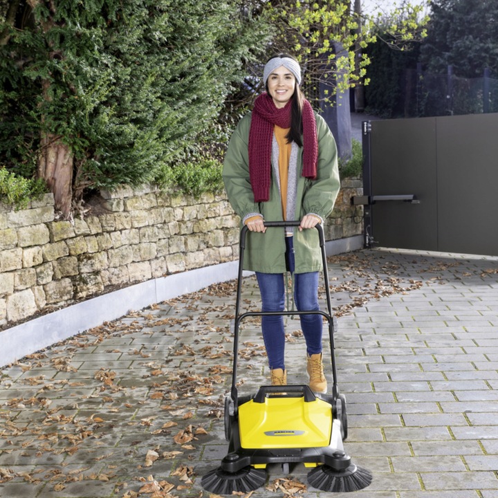 KARCHER S4 TWIN ZAMIATARKA RĘCZNA DO LIŚCI KOSTKI