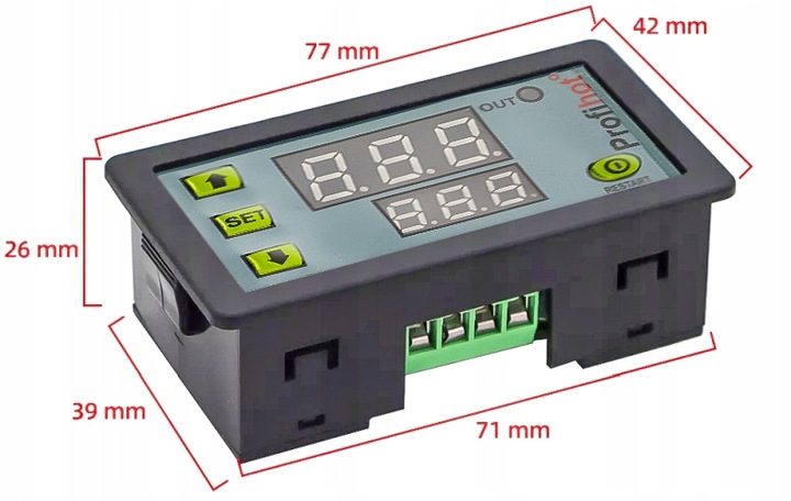 TIMER PROGRAMATOR PRZEKAŹNIK CZASOWY ZEGAR CZASÓWKA 230V 1500W T3230
