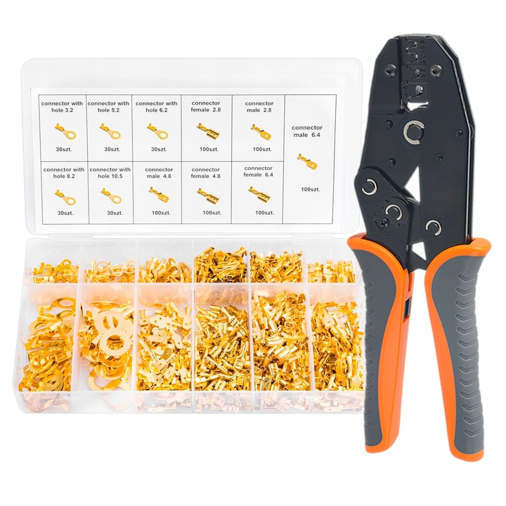 ZESTAW ZACISKARKA PRASKA DO KABLI KONEKTORÓW SAMOCHODOWYCH XL 750