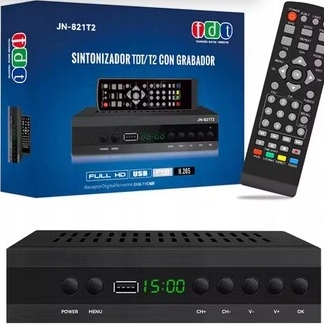 DEKODER TUNER CYFROWY TELEWIZJI NAZIEMNEJ DVB-T2 H.265 USB TIMESHIFT PVR