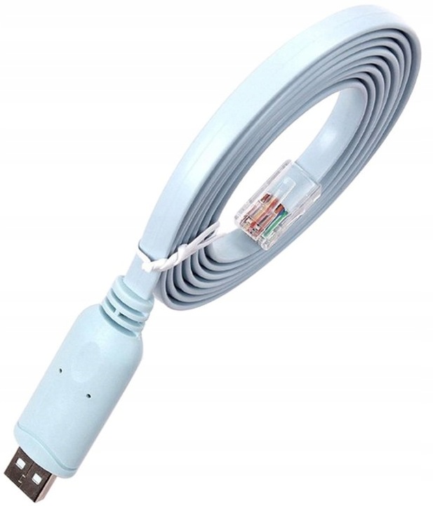 KABEL KONSOLOWY USB 2.0 RS232 WIN10 KONFIGURACJI URZĄDZEŃ CISCO RJ45 1,8m