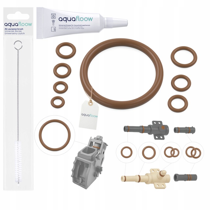 Zestaw uszczelek o-ringów do ekspresu Saeco Philips LatteGO + SMAR +