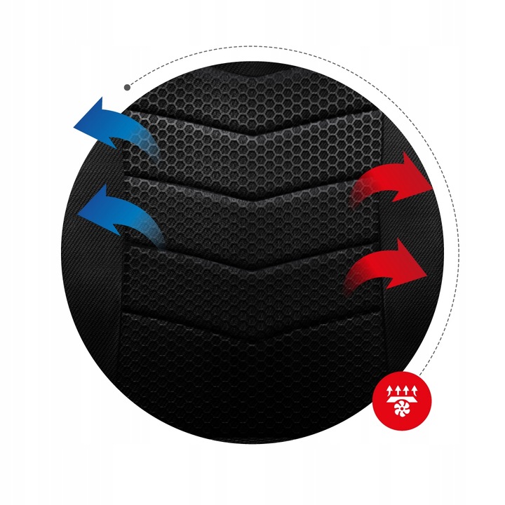 Fotel Gamingowy HUZARO FORCE 2.5 Red Mesh