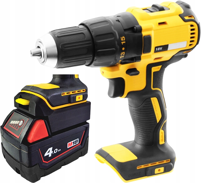 Adapter baterii Milwaukee do narzędzi DeWalt 18V XR akumulator