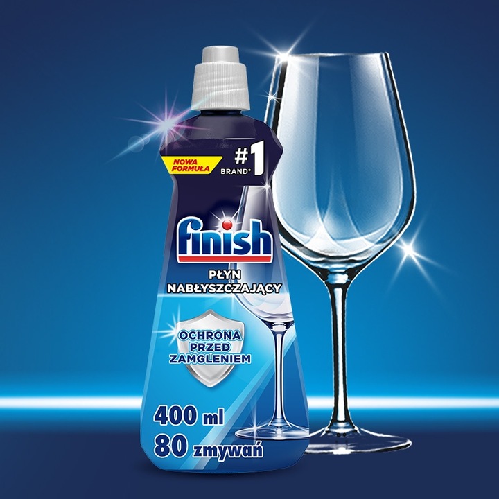 Finish Zestaw Nabłyszczacz Do Zmywarki 800ml Regular + Sól 3kg