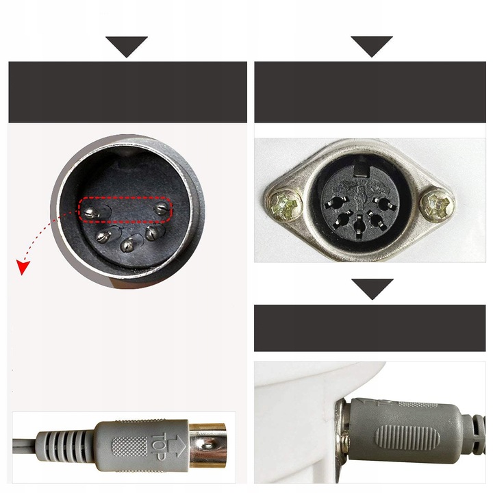 Rączka Prostnica do frezarki biało-srebrna