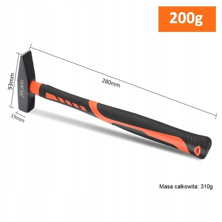 Zestaw 4 młotków ślusarskich młotki młotek