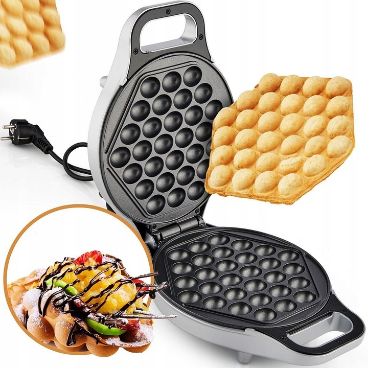 GOFROWNICA BĄBELKOWA GOFRY EGG ZAWIJANE BĄBELKOWE Puffs 700W MOCNA