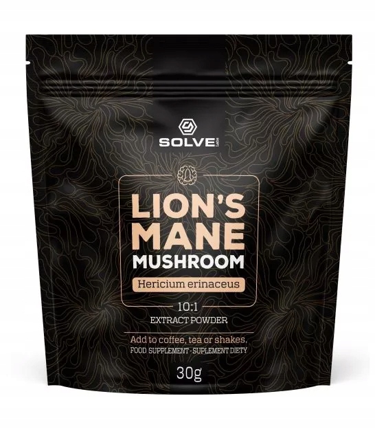 SOLVE LABS Lion's Mane Soplówka Jeżowata 10:1 proszek 30g