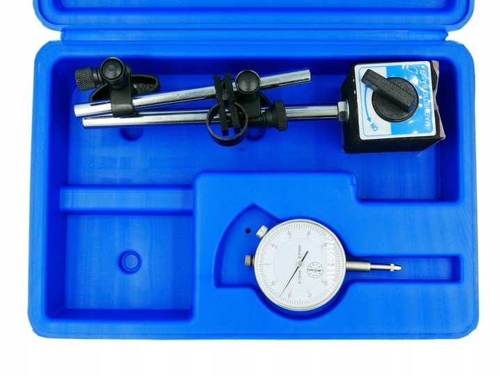 CZUJNIK ZEGAROWY STATYW MAGNETYCZNY 0-10MM+WALIZKA