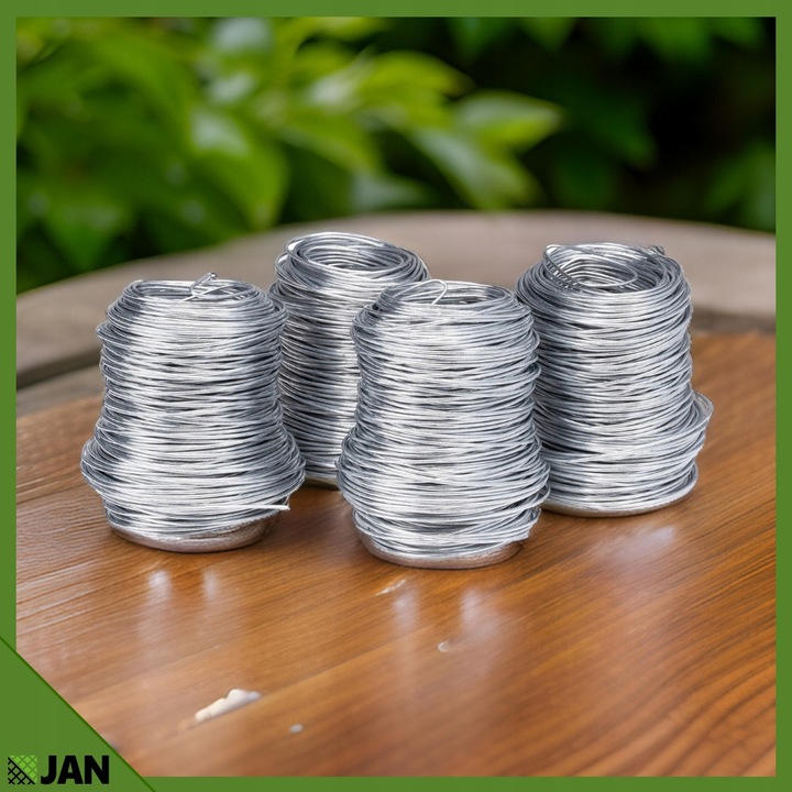 Drut Do Siatki Leśnej fi 1,4mm Zwój 40m Zastosowanie Uniwersalne Ocynkowany