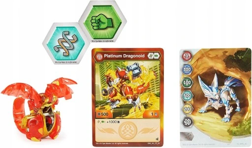 BAKUGAN EVOLUTIONS PLATINUM PYRUS DRAGONOID