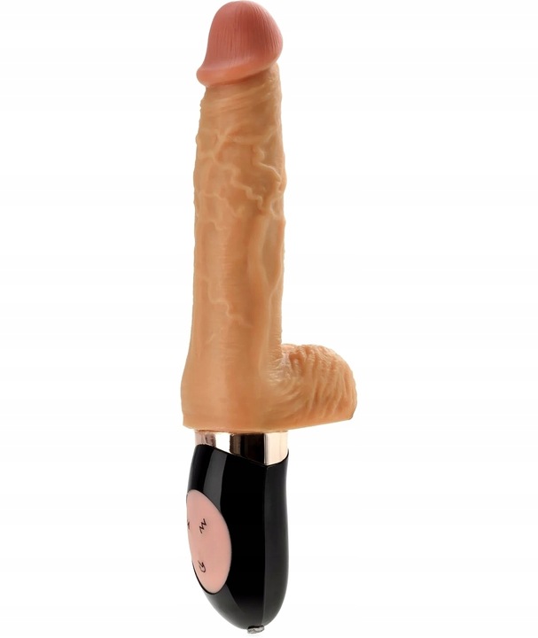 DILDO PENIS WIBRATOR ROTACYJNO-POSUWISTY GÓRA-DÓŁ 60 FUNKCJI GRZANIE 42stC