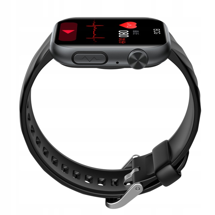 SMARTWATCH Z FUNKCJĄ POMIARU CUKRU GLUKOZA AMOLED MT500 CIŚNIENIE MENU Pl