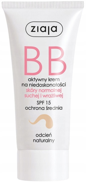 Ziaja BB Cream Normal and Dry Skin 50 ml dla kobiet Krem BB Natural