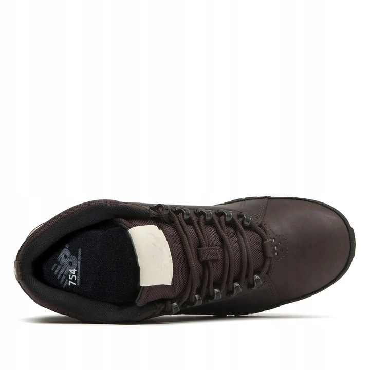 Buty męskie New Balance 754 H754LLB zimowe skórzane brązowe