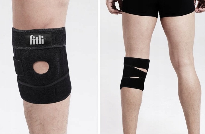 ORTEZA KOLANA Stabilizator z Usztywnieniem OPASKA STAWU KOLANOWEGO RZEPKI