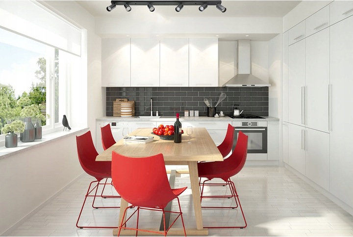 Lampa sufitowa szyna spot oprawa halogenowa 6xGU10