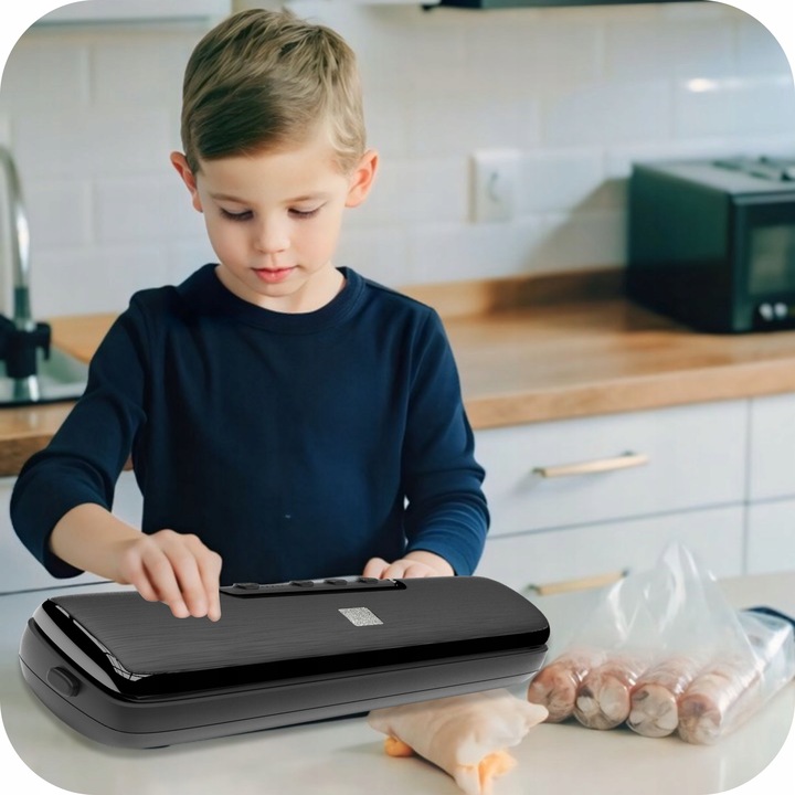 ZGRZEWARKA PRÓŻNIOWA DO ŻYWNOŚCI PAKOWARKA O MOCY 135W + ZESTAW WORKÓW XXL