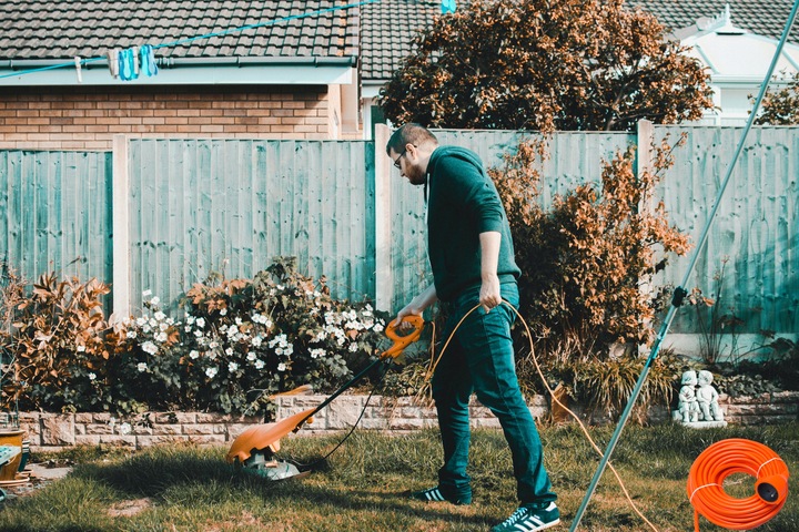 PRZEDŁUŻACZ OGRODOWY BUDOWLANY DO KOSIARKI OGRODU GRUBY SZNUR 3x1,5mm